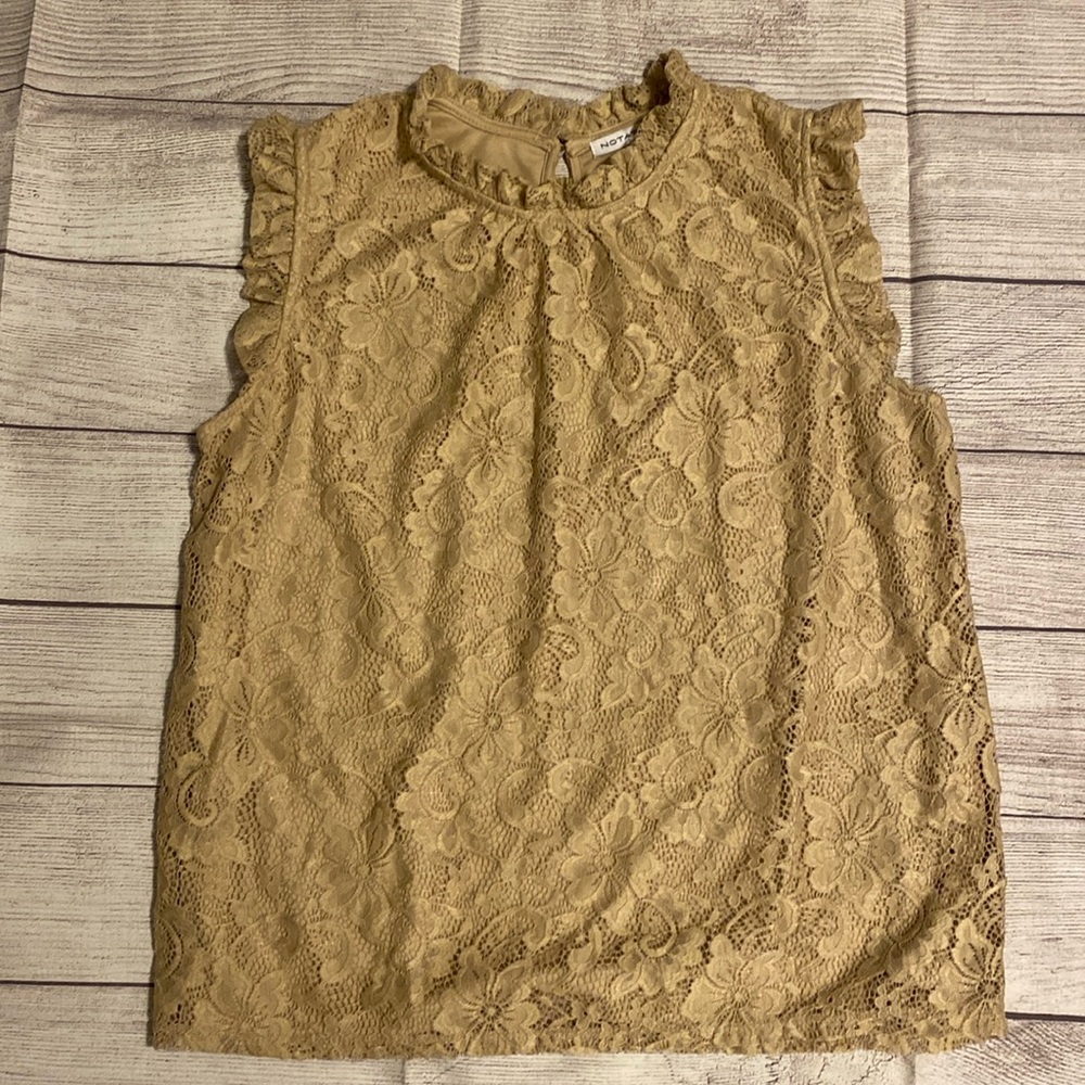 Cute lace top.